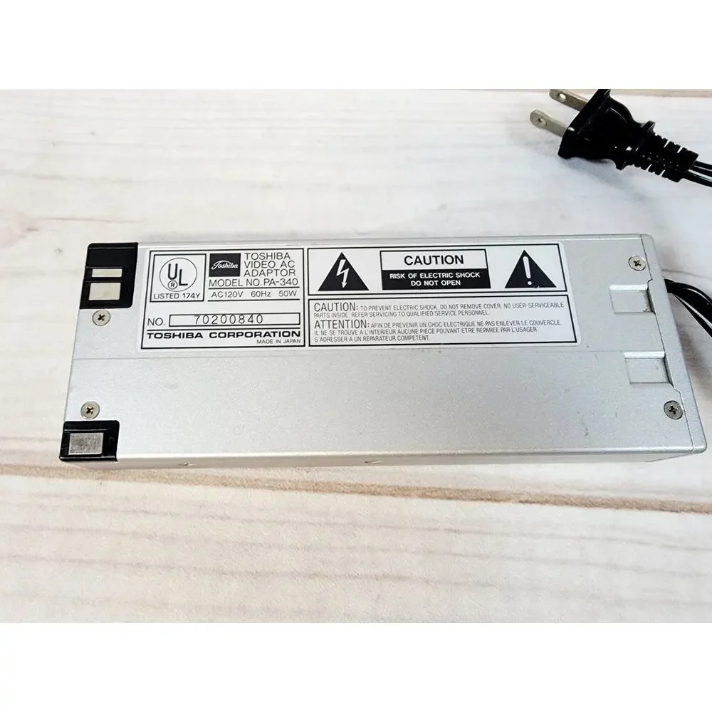 Toshiba Video AC Adapter PA-340 Vintage